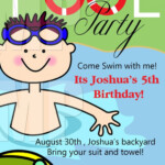 Printable Pool Party Invitations Pool Party Invitations