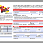 Red Robin Job Application Adobe PDF Apply Online