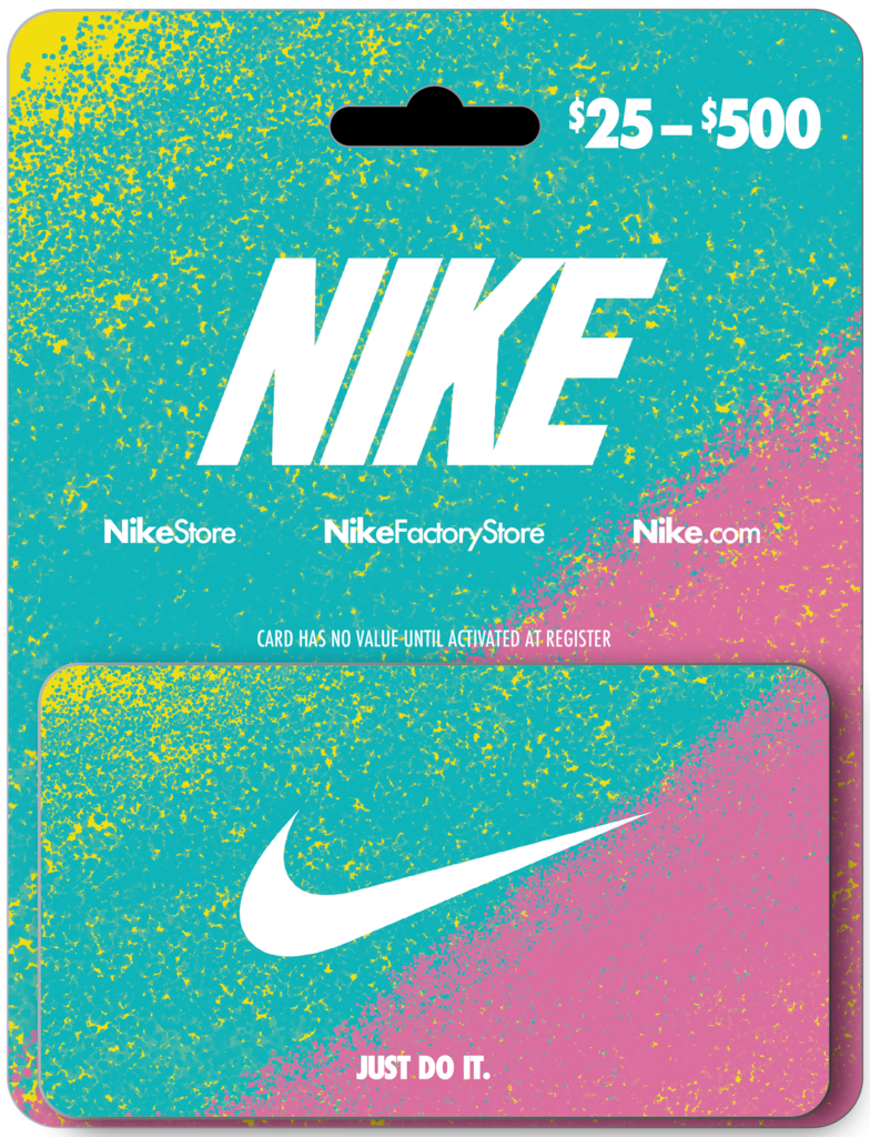 Nike Printable Gift Card