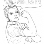 Rosie The Riveter Drawing At GetDrawings Free Download