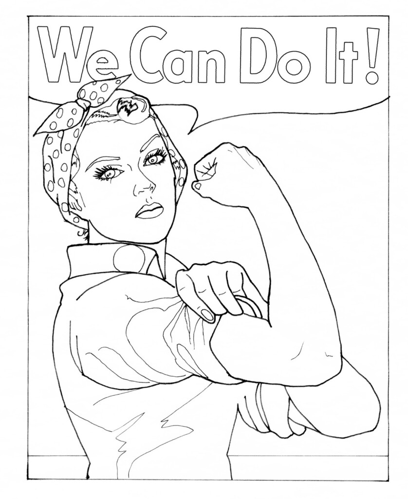 Rosie The Riveter Drawing At GetDrawings Free Download