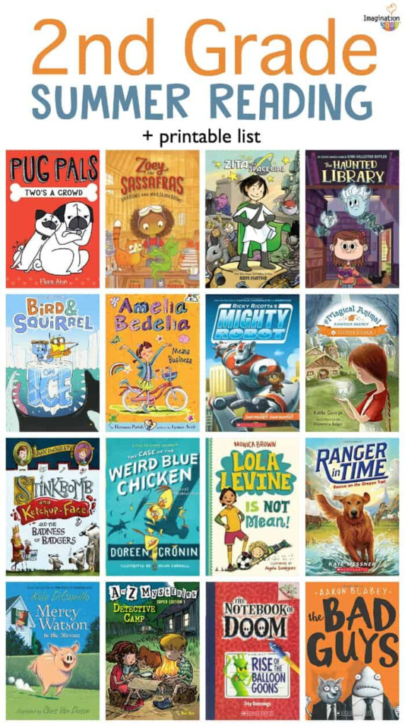 Second Grade Book List Summer Reading Donkeytime