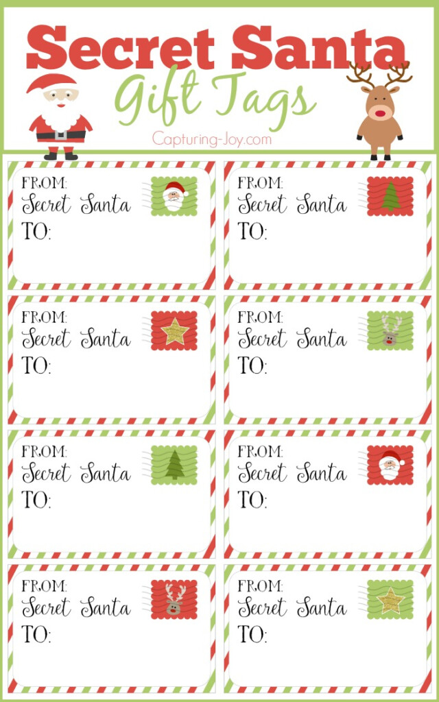 Secret Santa Gift Tags Secret Santa Gift Exchange Ideas