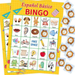 Spanish Bingo Game For Kids 24 Players Home School Party