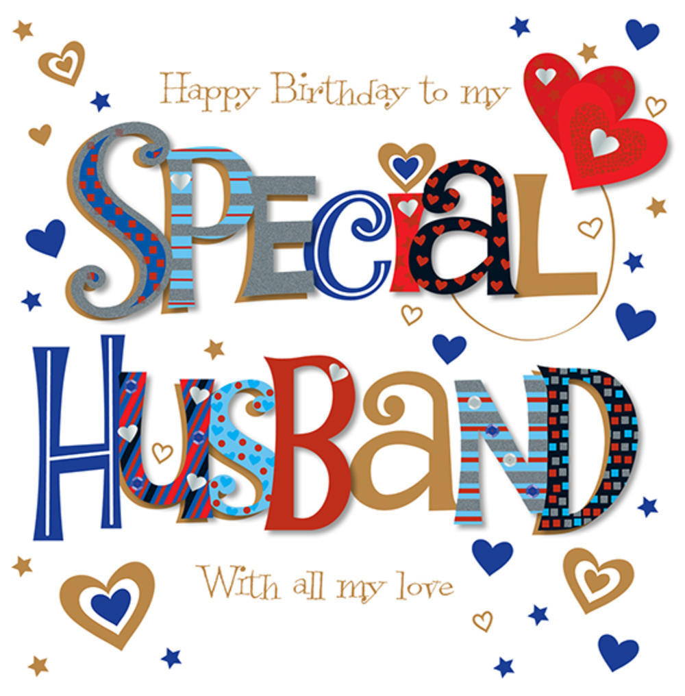 Special Husband Happy Birthday Greeting Card Cards 