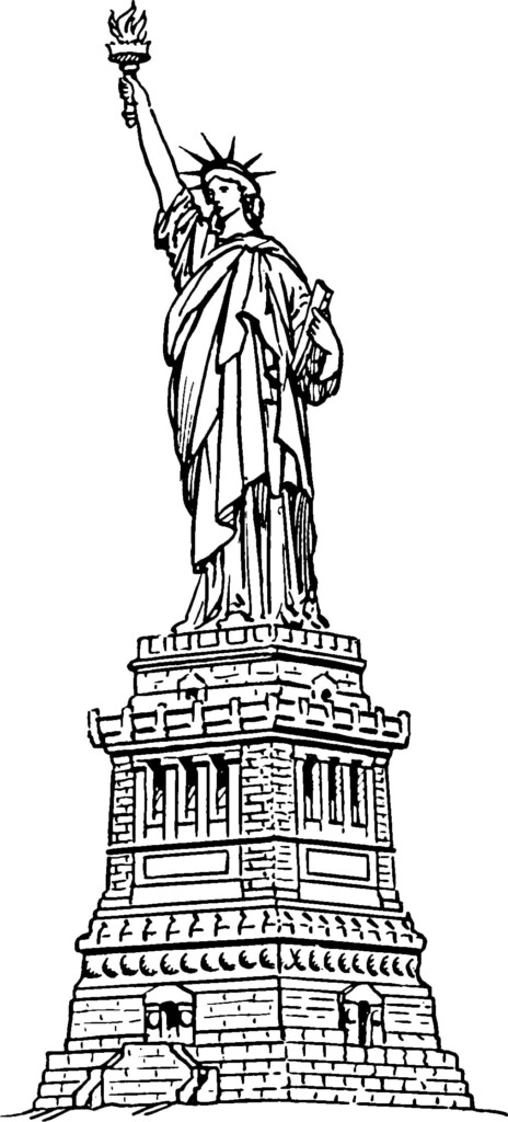 Statue Of Liberty Coloring Pages NEO Coloring