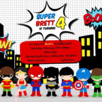 Superhero Kids Party Invites Google Search Superhero