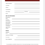 TB Skin Test Record Form Template For Word Printable