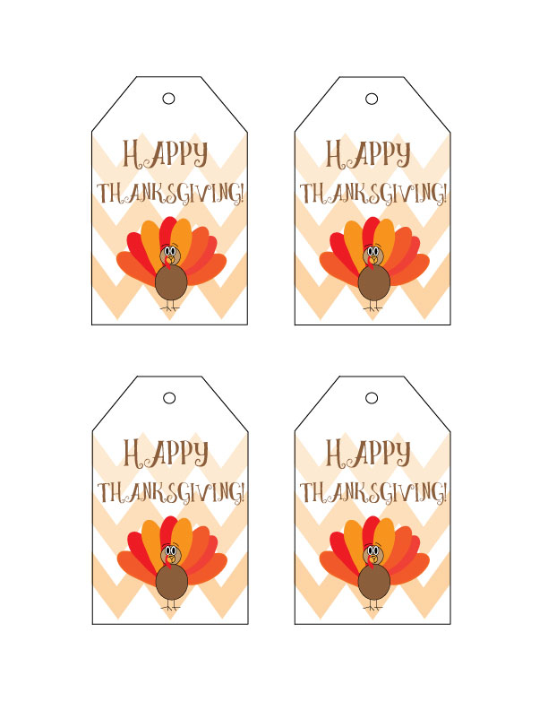 Free Thanksgiving Printable Gift Tags NewFreePrintable
