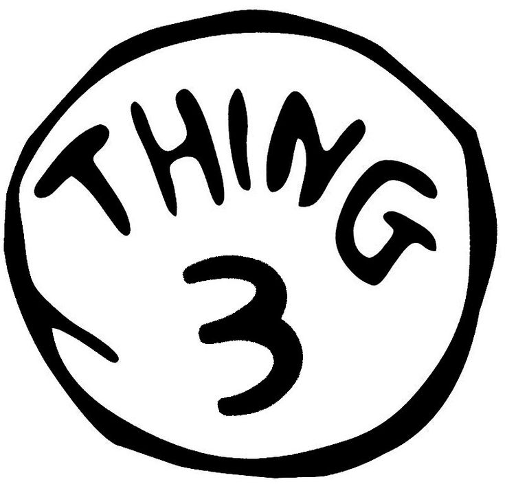 Thing 3 Free Printable Printable Image Free Printables 