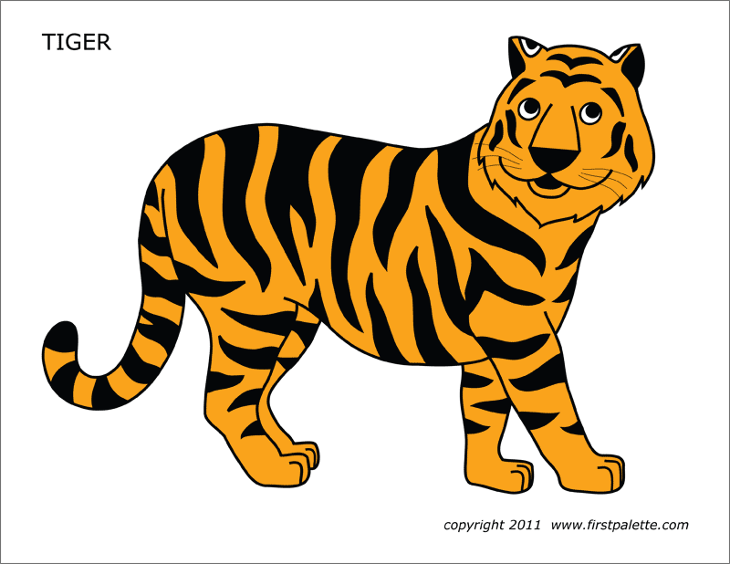 Tiger Free Printable Templates Coloring Pages