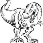 Tyrannosaurus Rex Coloring Page For Kids Educative