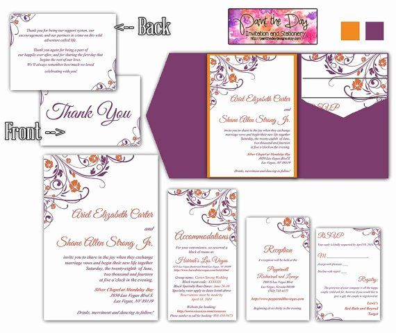 Wedding Invitation Inserts Template Free Lovely 25 Best