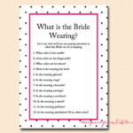 What Is The Bride Wearing Memory Game Hot Pink Black Dots