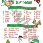 What s Your Elf Name 8 X 10 Printable Download