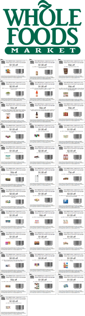 Whole Foods Coupons Various Grocery Coupons For Whole 