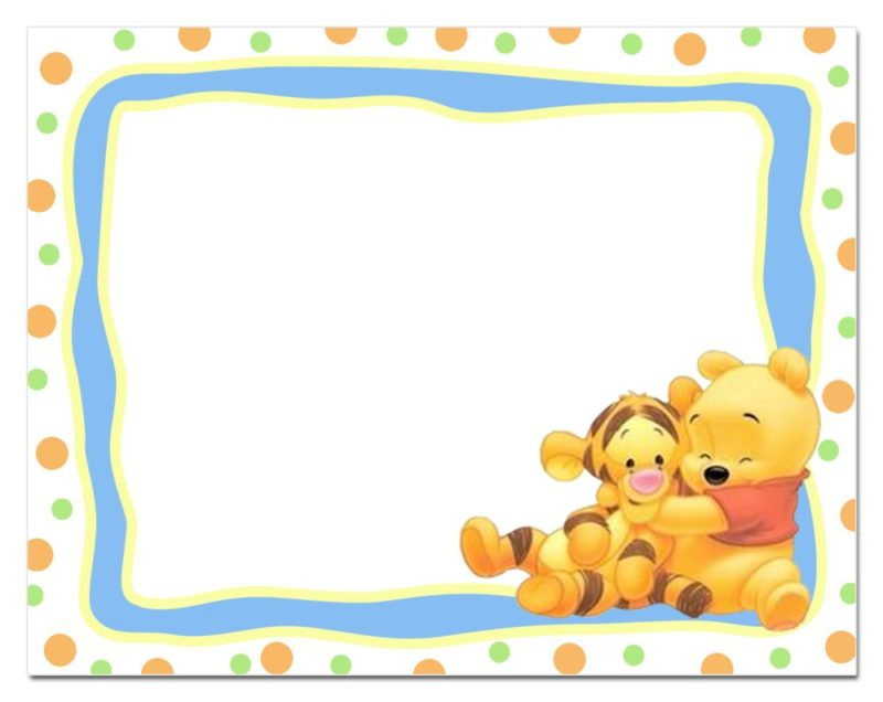 Winnie The Pooh Printable Invitation Template Free 