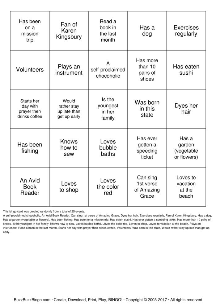 WOMEN S MINISTRY BINGO Bingo Cards To Download Print And 