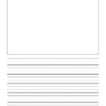 Writing Paper For Kids With Block To Draw Journal