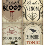 10 Best Halloween Witch Potion Bottle Label Printable Printablee