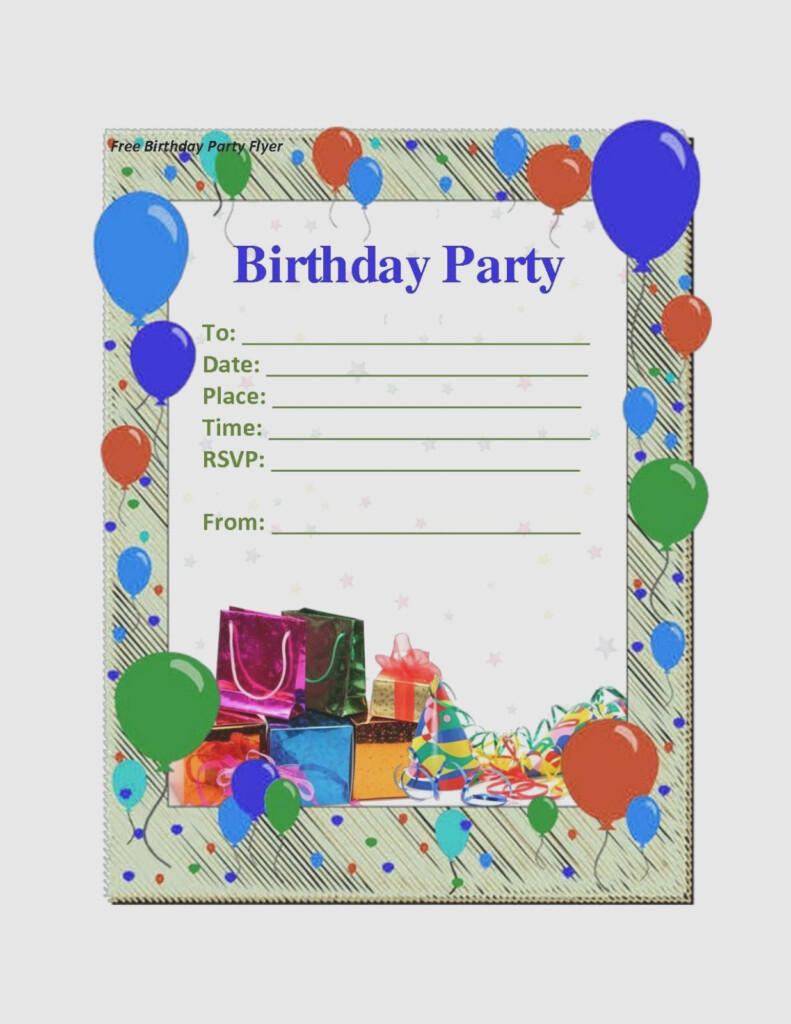 10 Online Birthday Card Invitation Maker Party Invite Template 