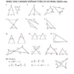 10th Grade Geometry Similar Triangles Worksheet Worksheet