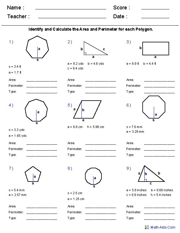 10Th Grade Geometry Worksheets Pdf And High School Math Worksheets