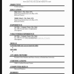 12 Printable Basic Resume Examples Student Resume Template Job