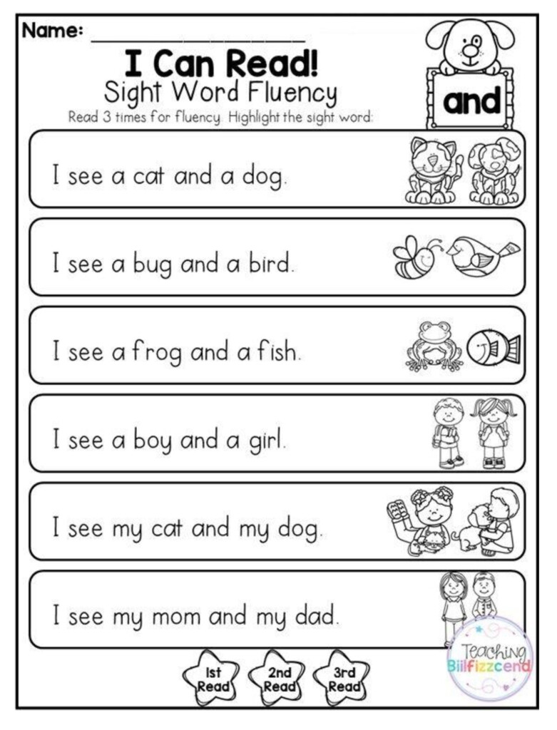 Printable Reading Books For Grade 1
