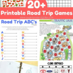 20 FREE Road Trip Game Printables Sugar Spice And Glitter