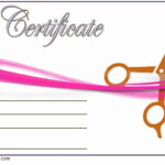 20 Hair Salon Gift Certificate Template Free In 2020 Certificate