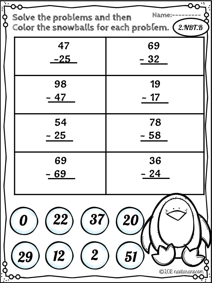 2nd Grade Math Worksheets Nastaran s Resources 2nd Grade Math