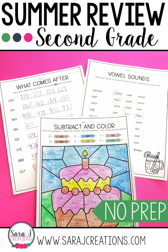 2nd Grade Summer Review Packet In 2020 Summer Review Summer School 