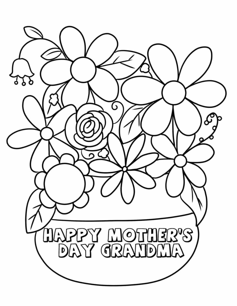 3 Happy Mother s Day Grandma Coloring Pages Freebie Finding Mom