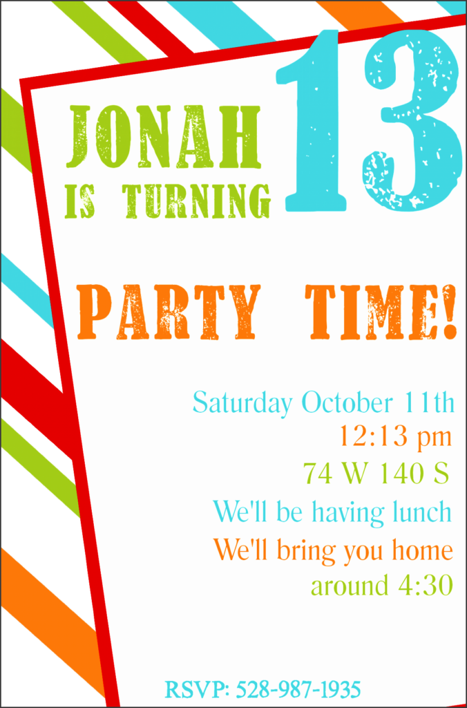 4 Birthday Party Invitation Maker SampleTemplatess SampleTemplatess