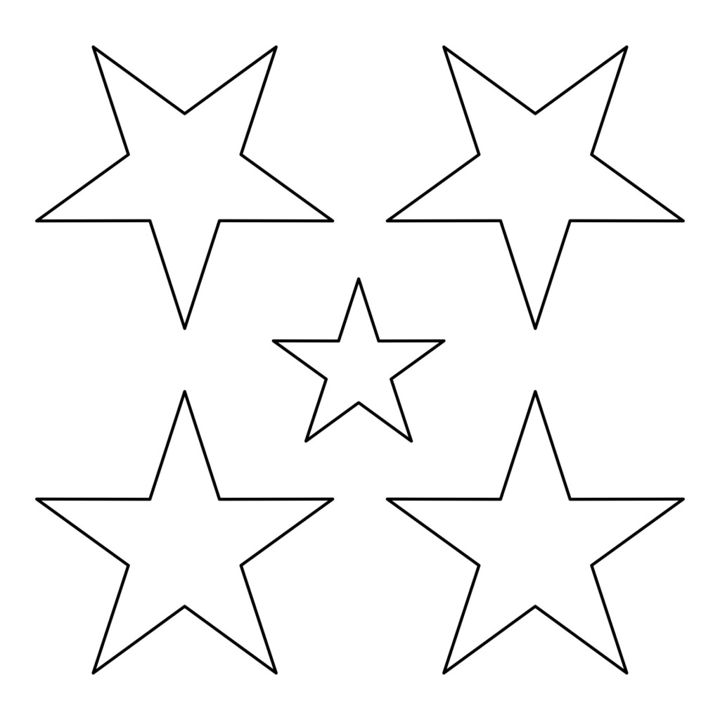 6 Best Printable Cut Out Star Shape Printablee