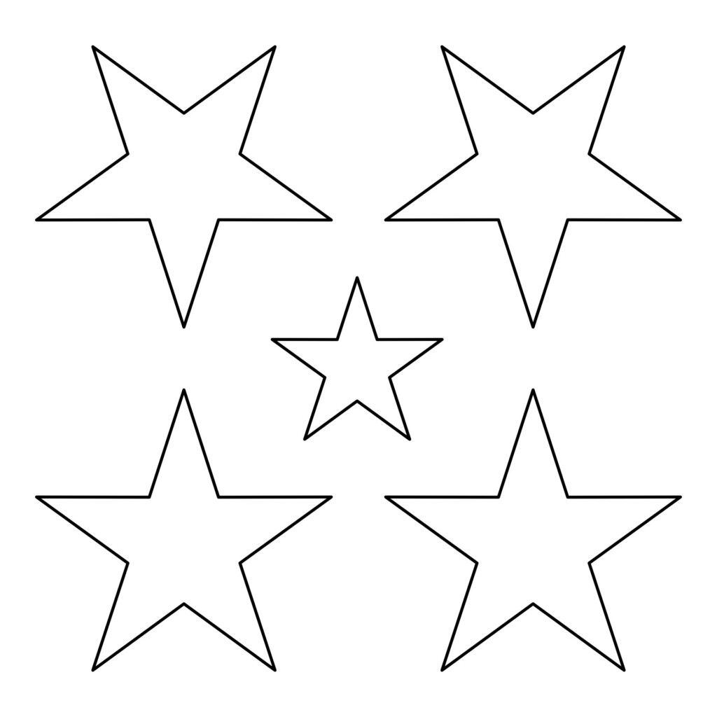 6 Best Printable Cut Out Star Shape Printablee