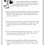 6th Grade Math Word Problems With Answers