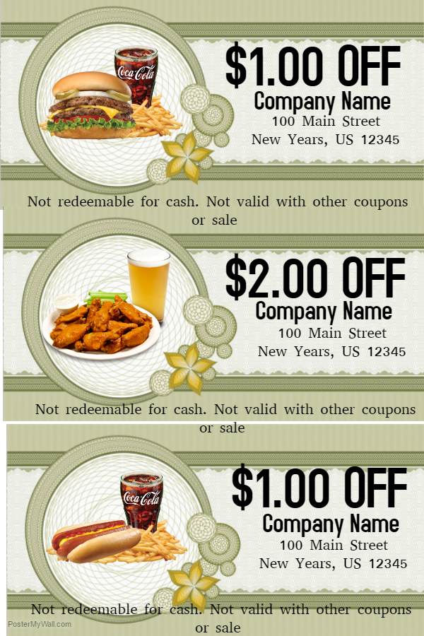 7 Free Sample Food Voucher Templates Printable Samples