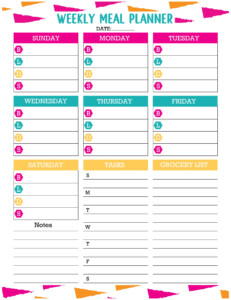 8 Best Printable Food Journal Template Weight Loss Printablee