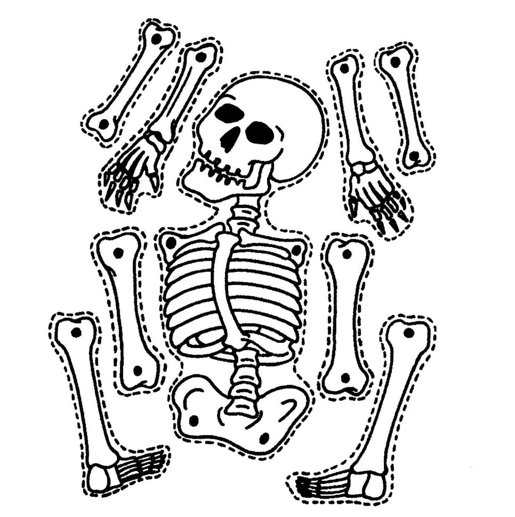 9 Printable Skeleton Crafts Printables 4 Mom Skeleton Craft 