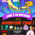 Adventure Time 2 Birthday Invitation Oscarsitosroom Adventure Time