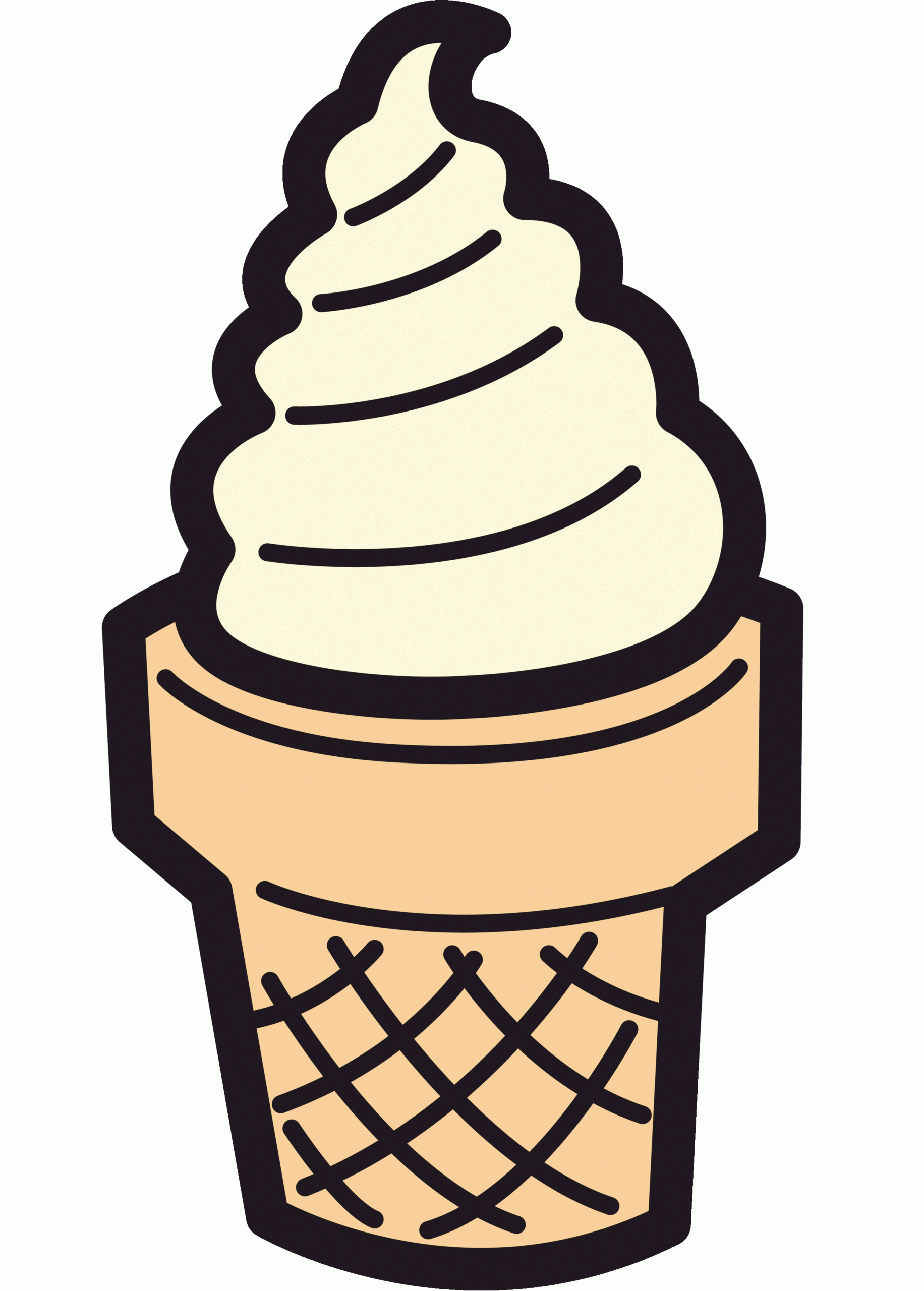 Best Cool Ice Cream Cone Clipart Images 11510 Clipartion