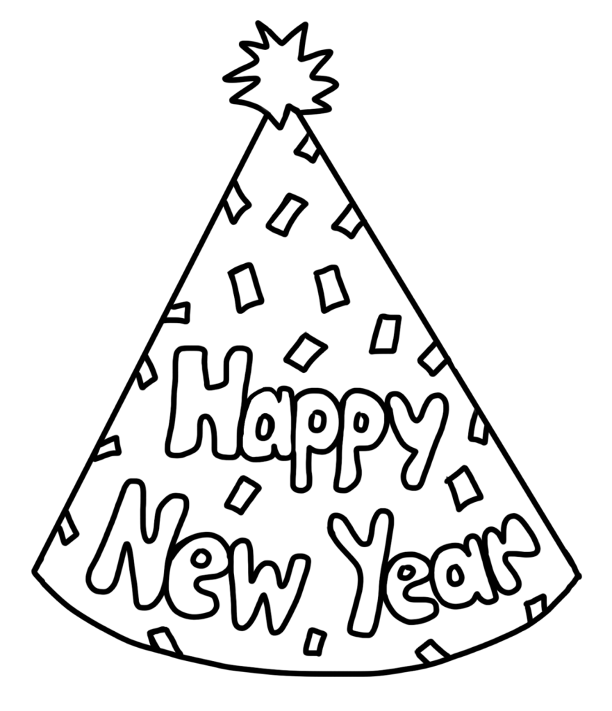 Clip Art By Carrie Teaching First Happy New Year Party Hat FREEBIE