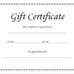 Custom Gift Certificate Template 5 TEMPLATES EXAMPLE TEMPLATES