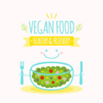 Cute Vegan Food Poster Vector Ai For Free Download Free Vector