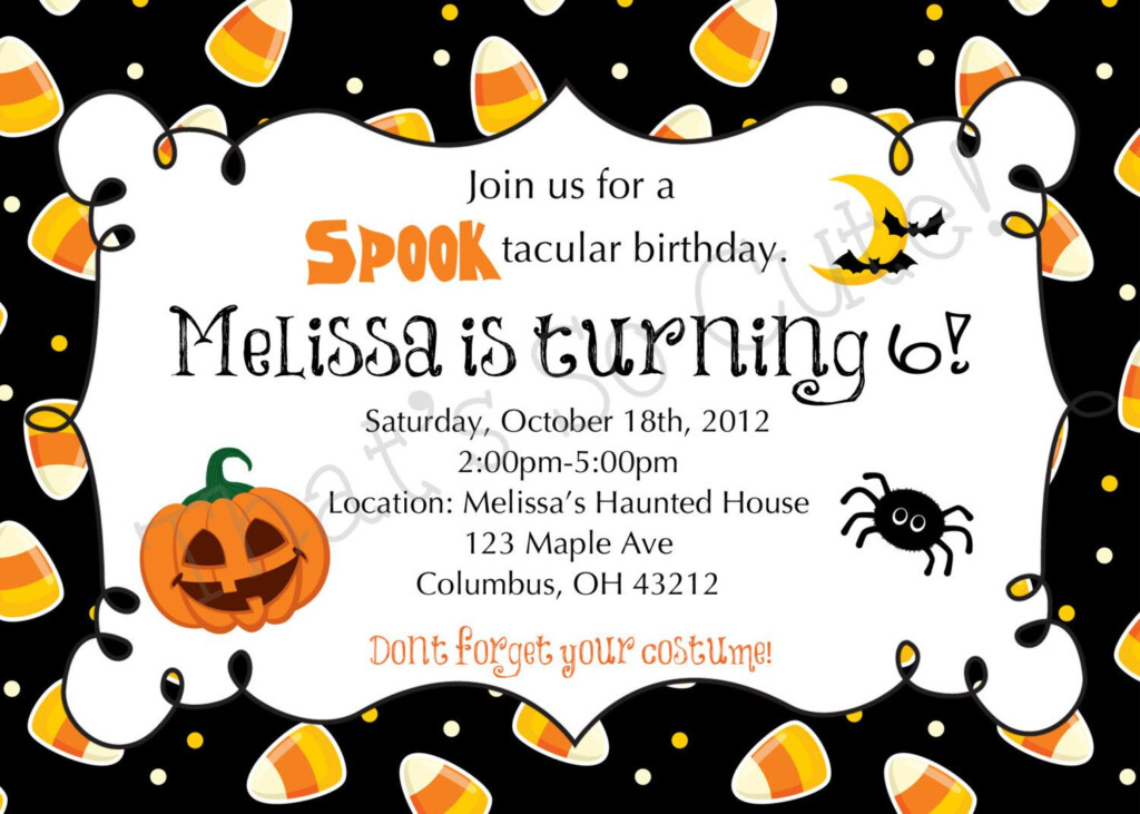 Download FREE Template Free Printable Halloween Birthday Party Inv 
