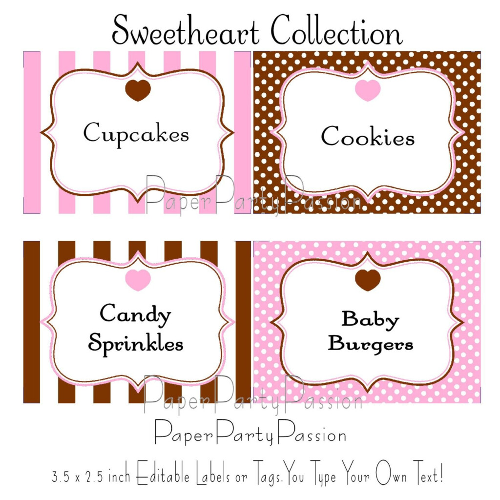 Editable Free Printable Food Labels For Buffet Table Latest Buffet Ideas
