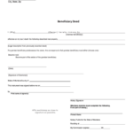 Fillable Beneficiary Deed Form Printable Pdf Download