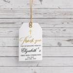 First Communion Favors Tag Baptism Favor Tag Printable Christening